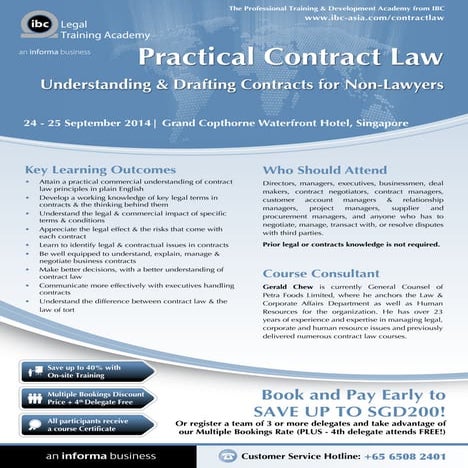 Practical Contract Law Understanding & Drafting Contracts for Non-Lawyers
