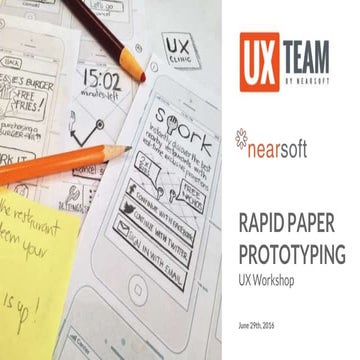 Rapid Paper Prototyping Workshop — Campus Party GDL 2016