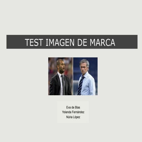 Test imagen de marca | PDF