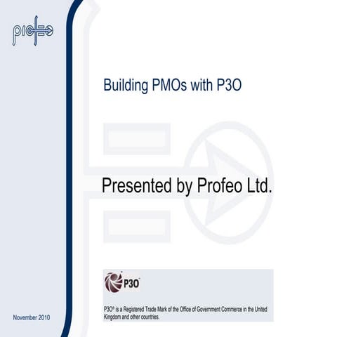 P3O - a standard for PMO modelling