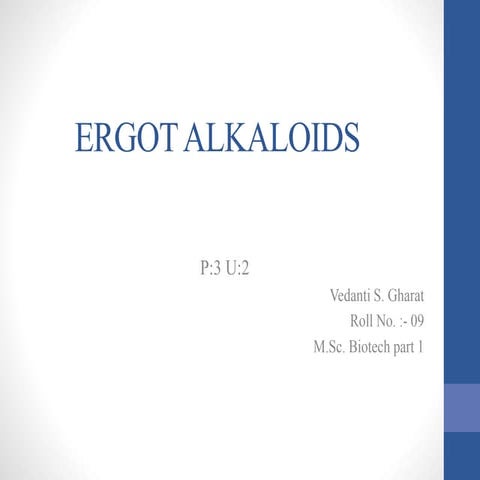 Ergot alkaloids.pptx