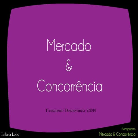 Mercado e Concorrência