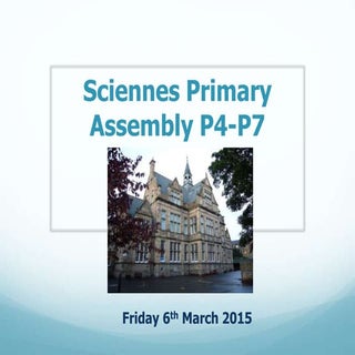 Sciennes P4 -7 Assembly 6.3.15