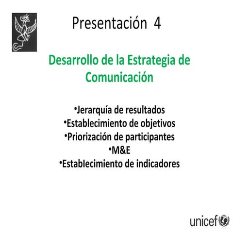 P4   desarrollo de la estrategia de comunicacion