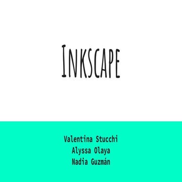 Conociendo inkscape | PPTX