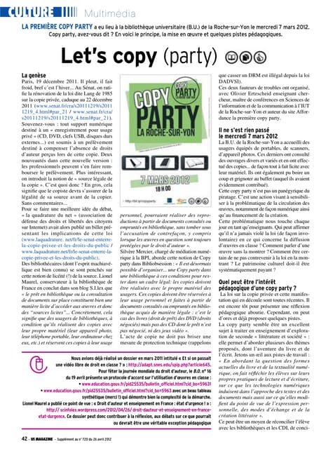 Let's (copy) party !