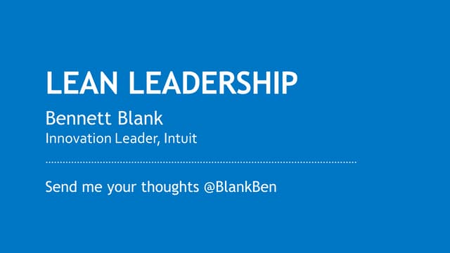 How to Become an Innovation Leader