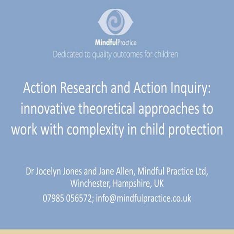 Action Research and Action Inquiry | PPTX