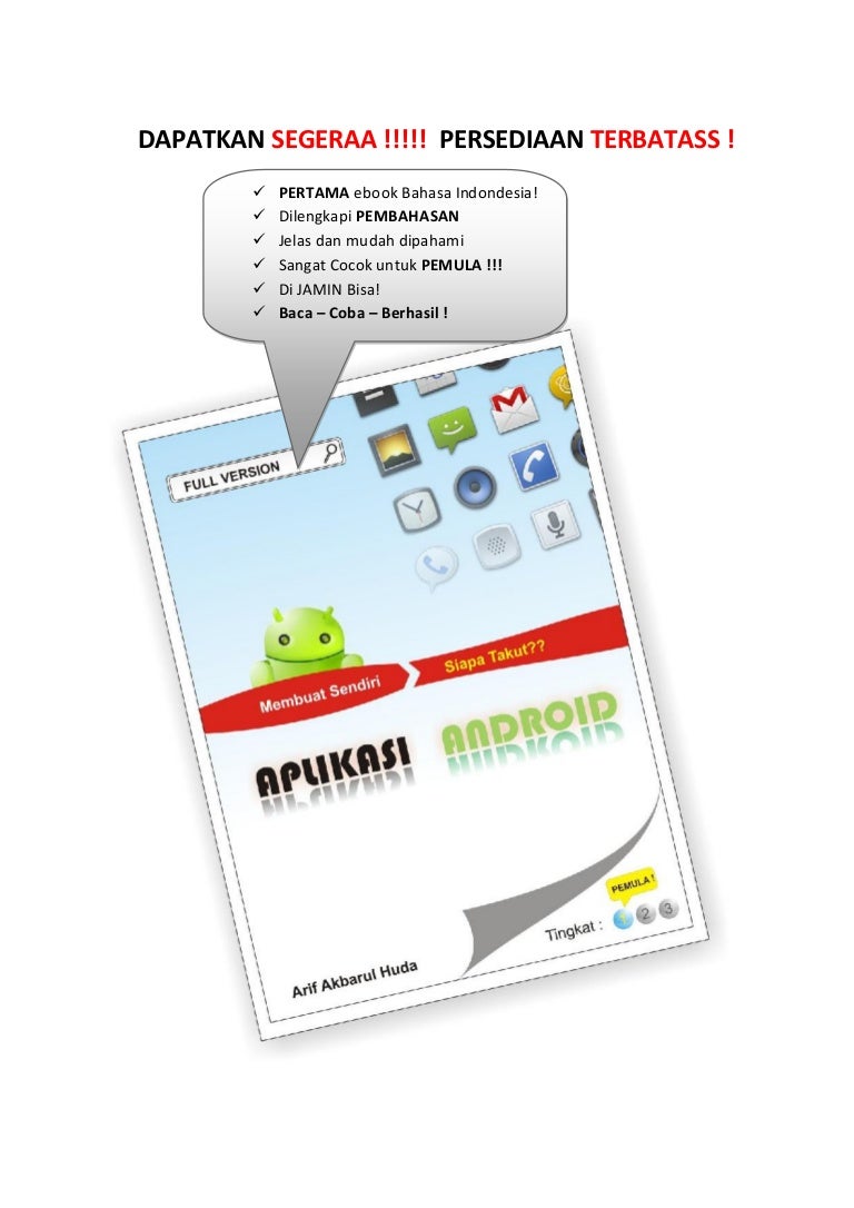 Membuat sendiri aplikasi android