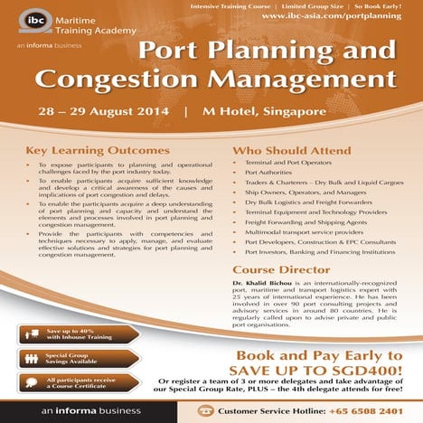 Port Planning and Congestion Management