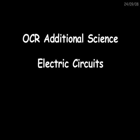 P5 Electric Circuits