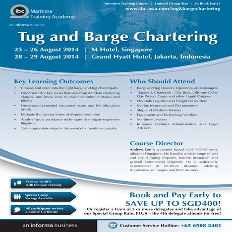 Tug and Barge Chartering
