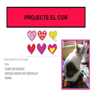 Projecte El Cor P5 Escola Nova Cerv...