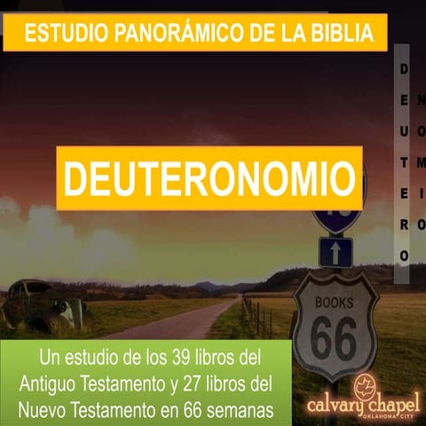P5 Estudio Panorámico de la Biblia: Deuteronomio