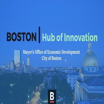 Boston innovation economy