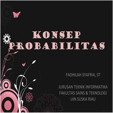 P6 konsep probabilitas