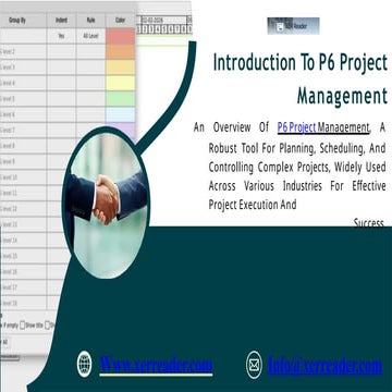 Master P6 Project Management – Learn Fast, Work Smart | PPTX