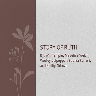 Ruth-Early Light Bible