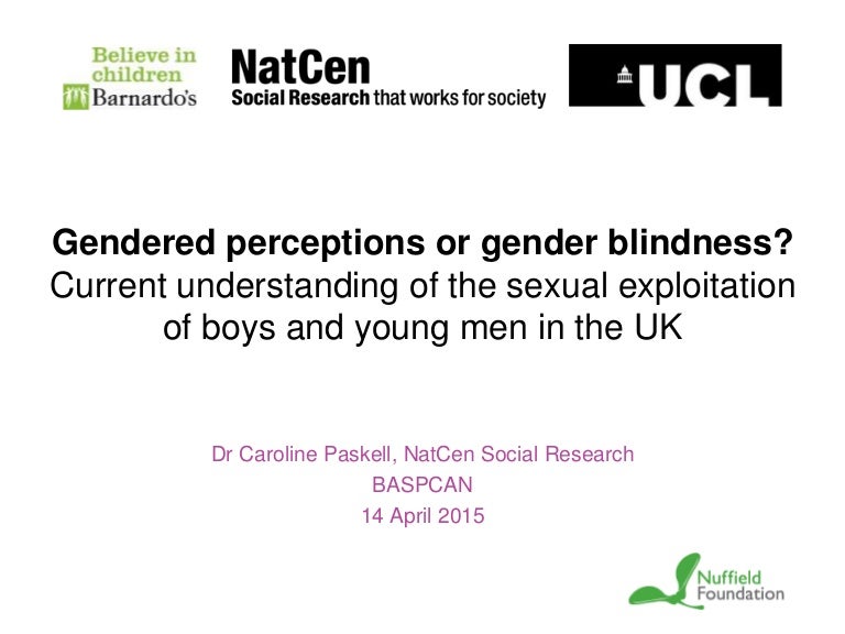 Gendered perceptions or gender blindness?