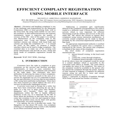 Ijirsm amrutha-s-efficient-complaint-registration-to-government-bodies