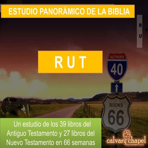 P8 Estudio Panorámico de la Biblia: Rut