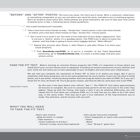 P90x fitness test | PDF