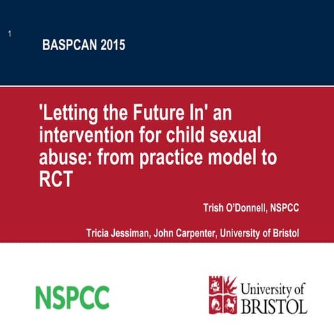 'Letting the Future In' an intervention for child sexual abuse: from practice...