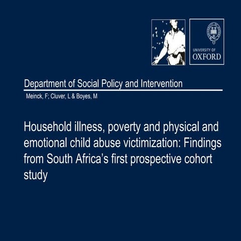 Household illness,poverty and physical and emotional child abuse victimizatio...