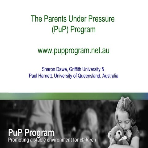 The Parents Under Pressure (PuP) Program