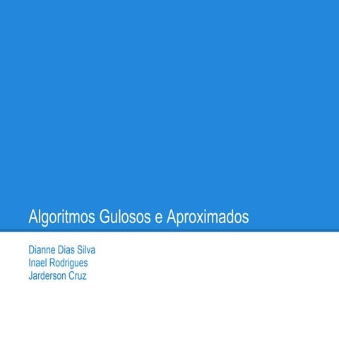 Paa  algoritmos gulosos