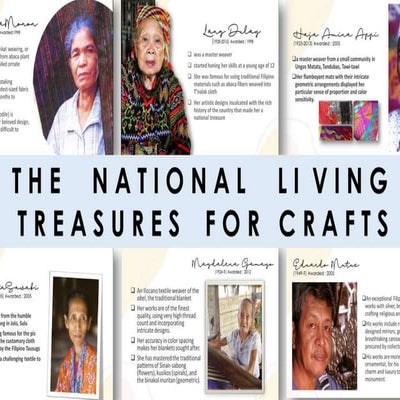 CPAR - GAMABA / THE NATIONAL LIVING TREASURES FOR CRAFTS