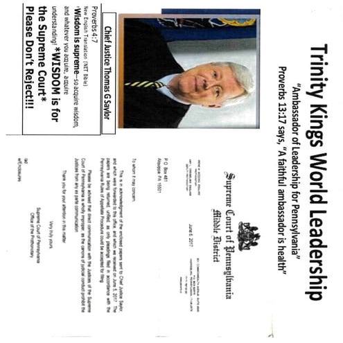 Trinity Kings World Leadership: Pennsylvania Ambassador