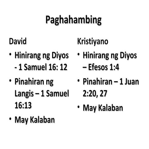 Paano pagtatagumpayan ang ating goliat