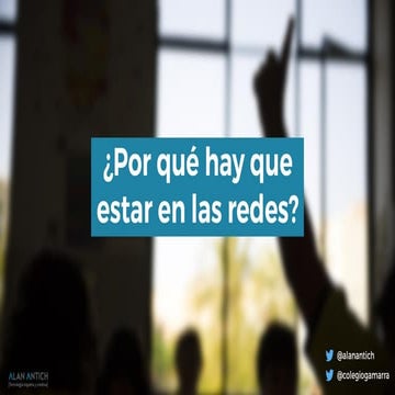 Comunicadores de una humanidad nueva (Alan Antich)