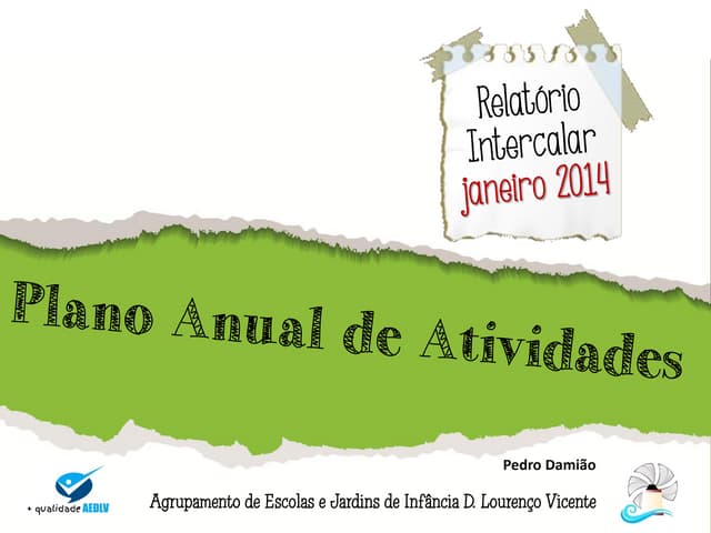 PAA Relatório Intercalar AEDLV 2013/14