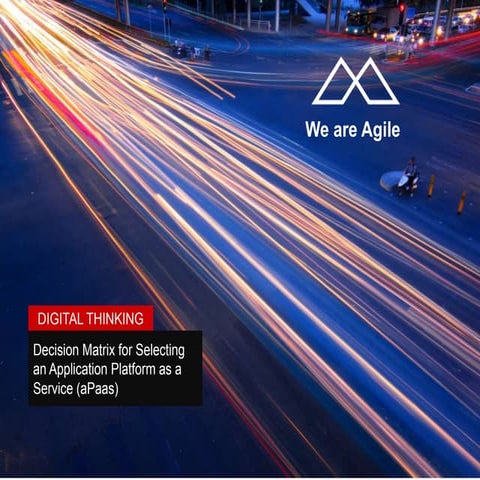 PaaS Decision Matrix