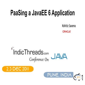 Paa sing a java ee 6 application   kshitiz saxena