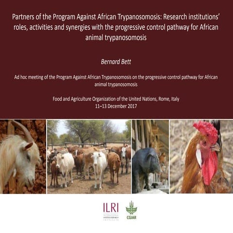 Partners of the Program Against African Trypanosomosis: Research institutions...