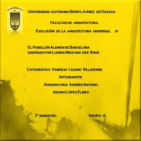 Pabellon de barcelona