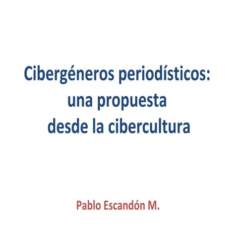 Pablo Escandón PPT