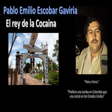 Pablo escobar liderazgo