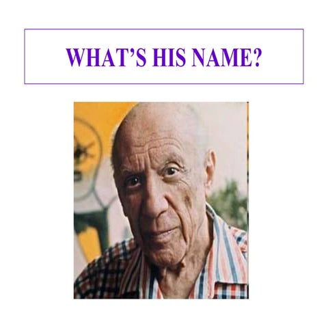 Pablo Picasso for kids