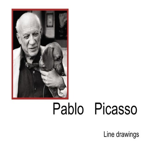 Pablo Picasso line drawings
