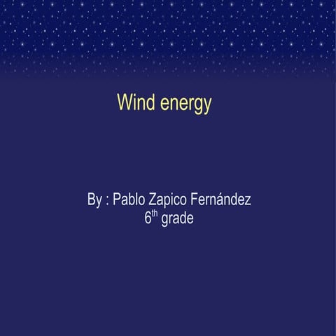 Wind Energy