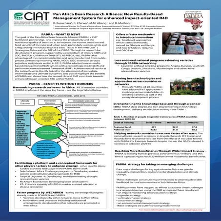 PABRA Results-Based Framework