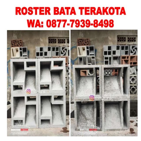Pabrik roster beton roster bata terakota di Sumedang 7779398498 cv ...