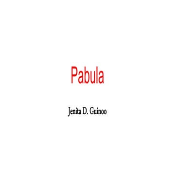 Pabula