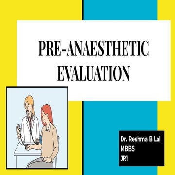 PAC - Pre Anaesthetic Checkup | PDF