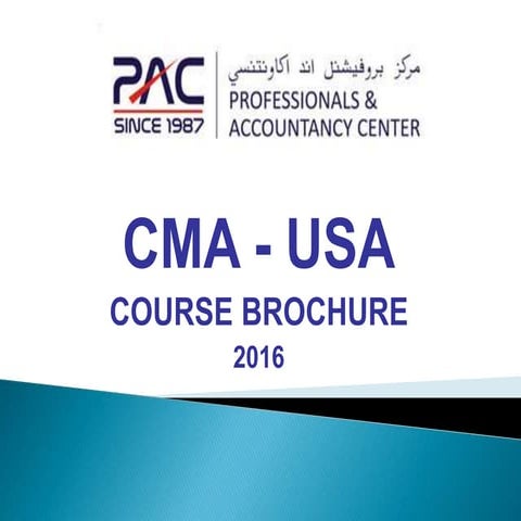 CMA (USA) PAC - Dubai  Information Brochure