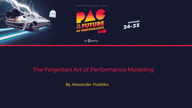 PAC 2019 virtual Alexander Podelko 